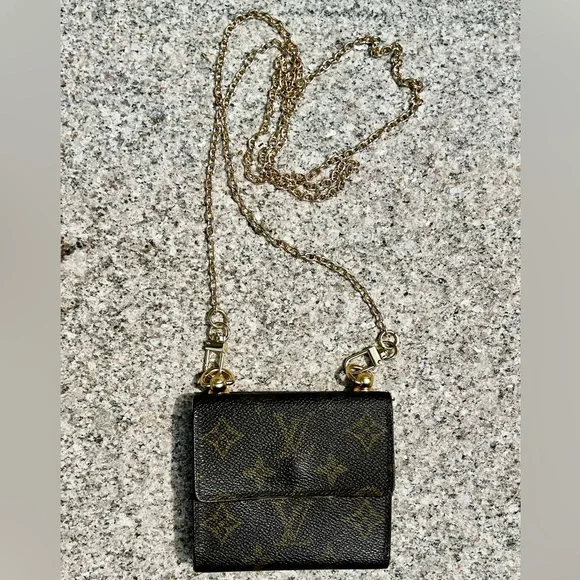 Louis Vuitton Mini Brown Monogram Wallet Crossbody - Picture 2 of 7